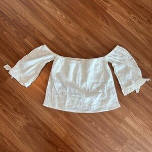 REFORMATION White Reese Top Size XS